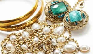 a collection of vintage jewelry